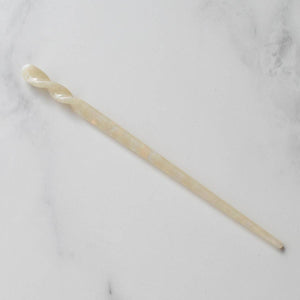 Twist Hair Stick | Ivory Pearl