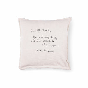Pillow Collection - Dear Old World Embroidered Pillow