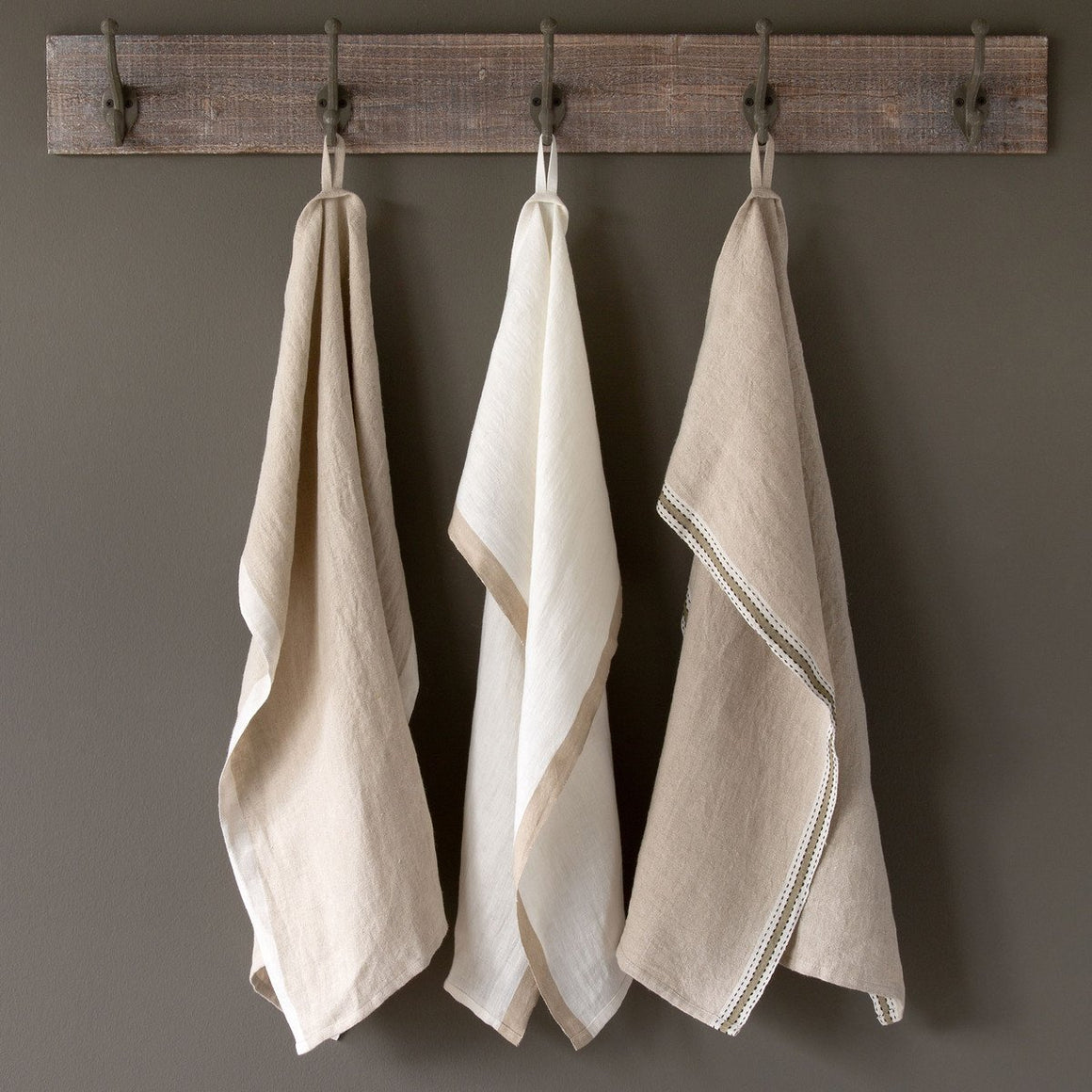 Soft Linen Dish Towel - Neutrals