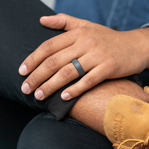 Bevel Classic Silicone Rings (Men's Sizes)