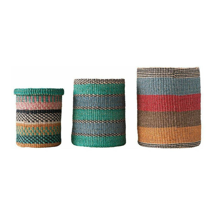 Hand-Woven Abaca Baskets