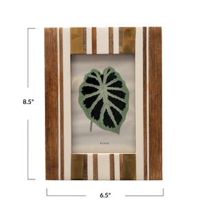 Patterned or Striped Picture Frame
