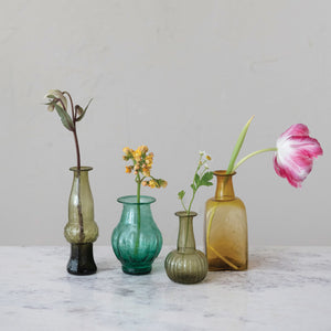 Hand-Blown Glass Vases