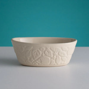 Mason Cash | In the Forest Oval Bakeware | Grey 7"