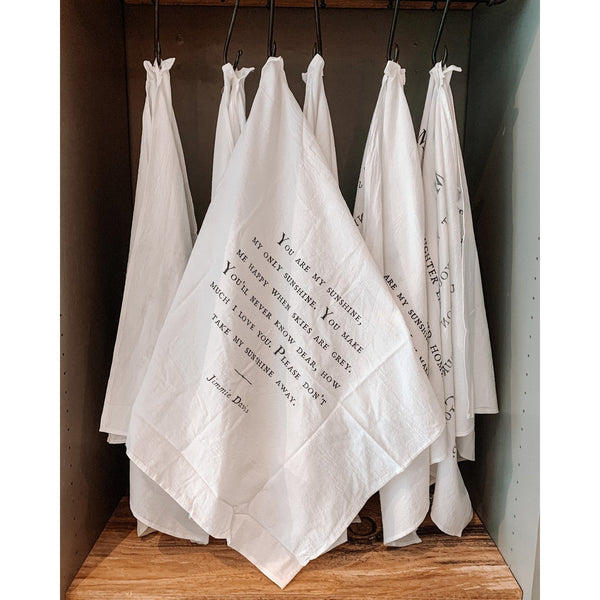 Sunshine Tea Towel - Linen/Cotton