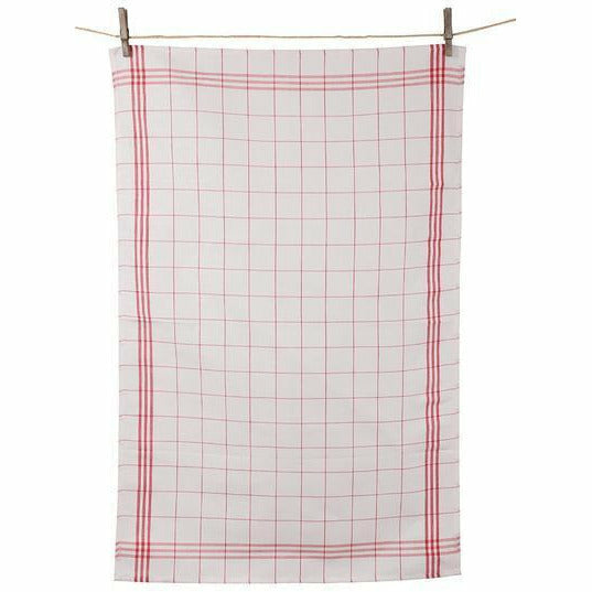 Tissage de l'Ouest Set of 2 Traditional Checkered Blue Dish Towels (21 –  French Dry Goods