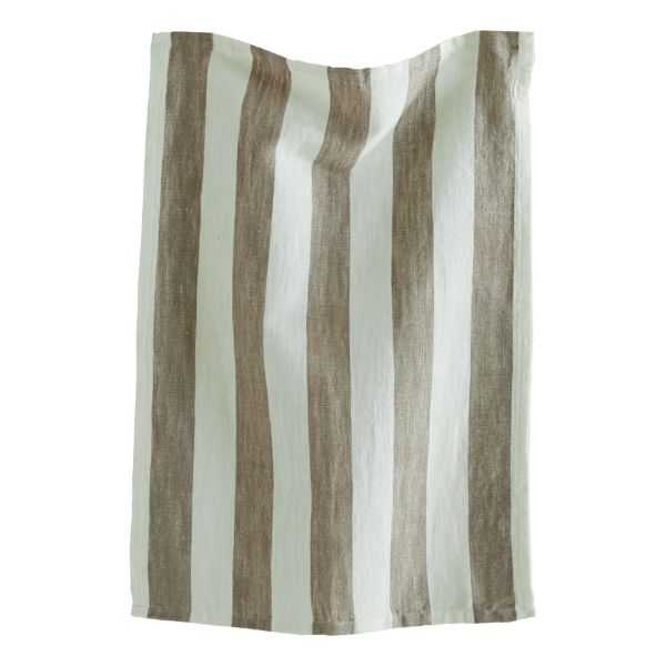 Linen + Cotton Stripe Dishtowel