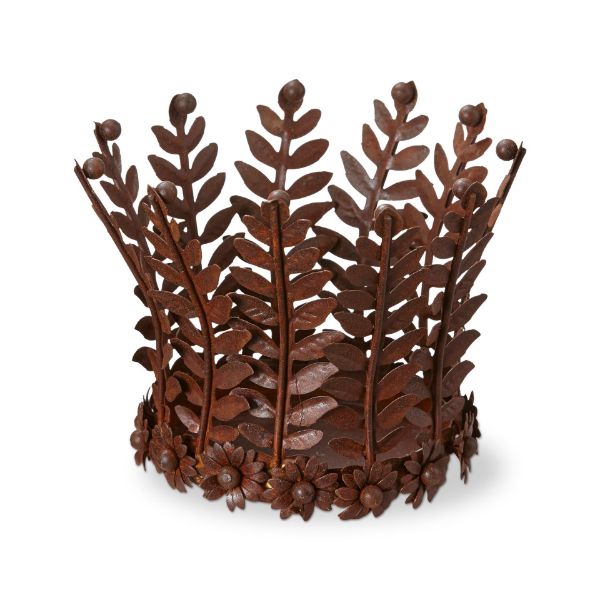 Rustic Fern Pillar Holder