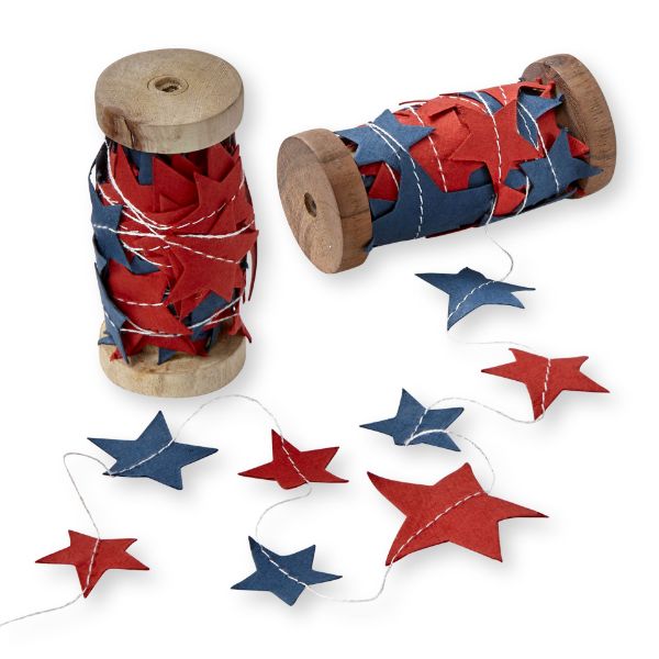 Star Paper Garland w/Spool