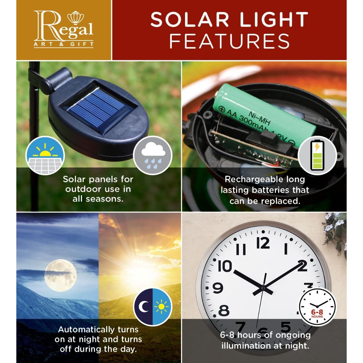 Hot Air Balloon Solar Lantern - XL | Stripe