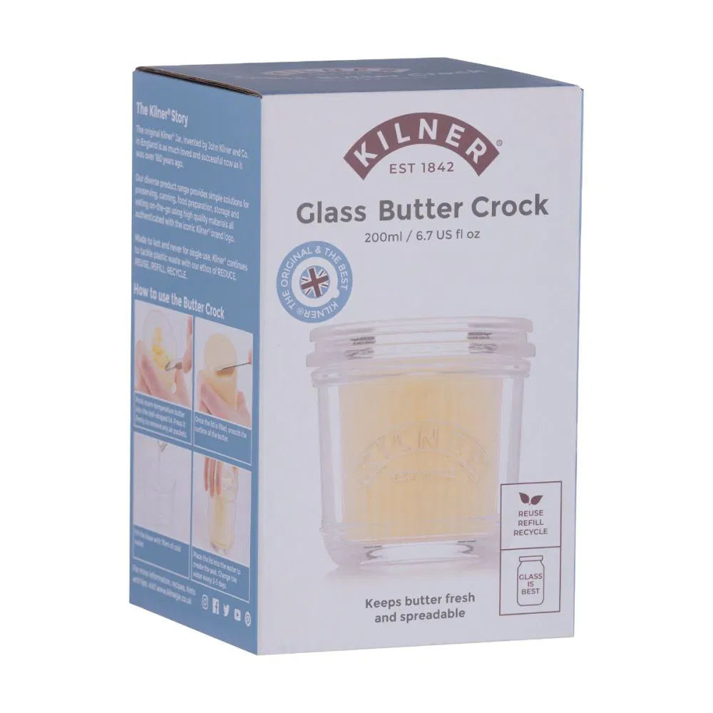 Kilner® Create & Make Glass Butter Crock