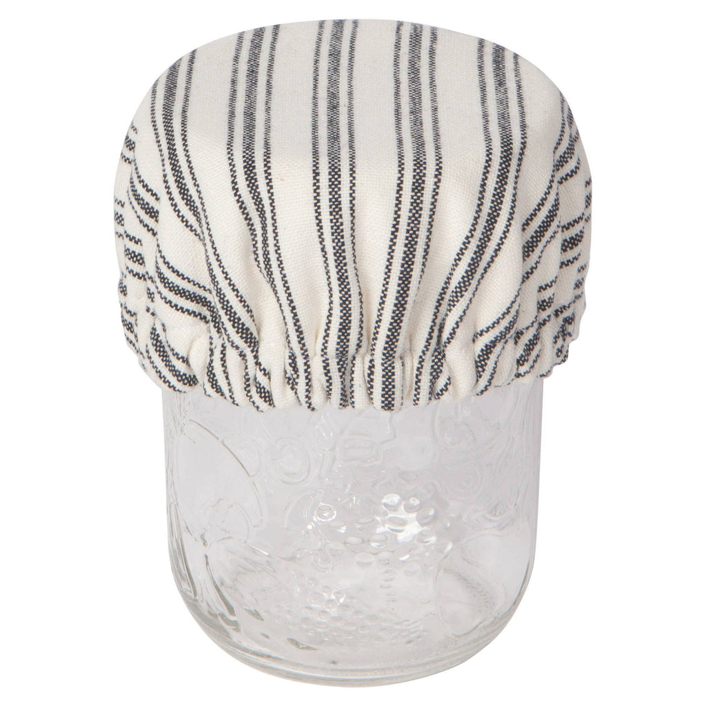S/3 Ticking Stripe Reusable Bowl Covers