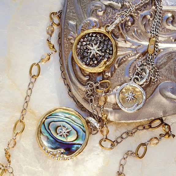 The Sea is Always Home Abalone Pendant