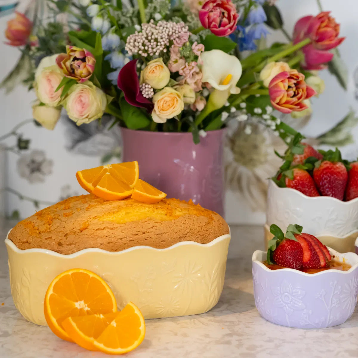 Mason Cash | In the Meadow | Loaf Pan | 1 Quart - Yellow