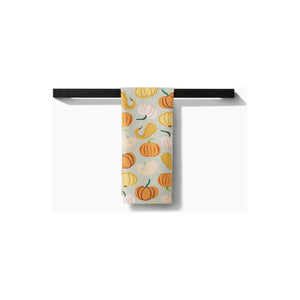 Geometry - Pumpkins & Gourds Tea Towel