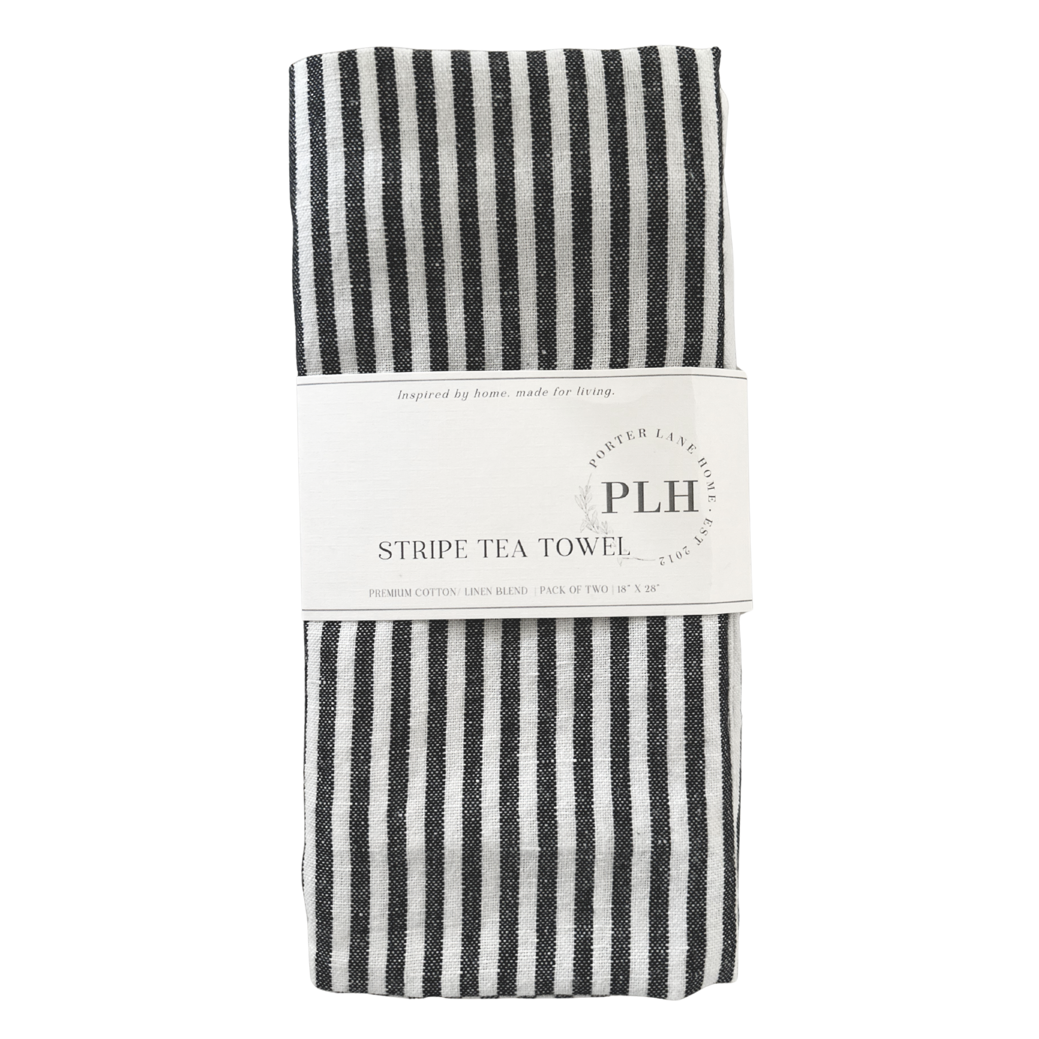 S/2 Stripe Tea Towel Set