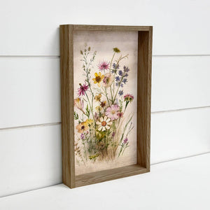 Gathered Wildflowers II  I 6" x 10"