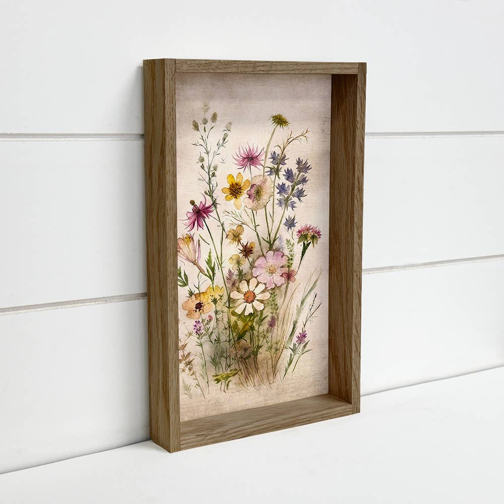 Gathered Wildflowers II  I 6" x 10"