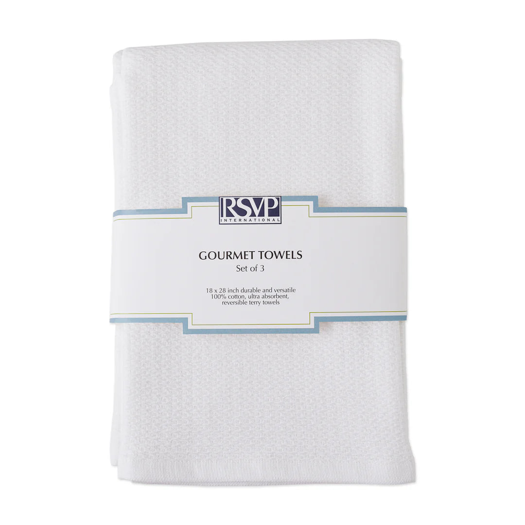 Gourmet Reversible Terry Towel | 3 Piece Set