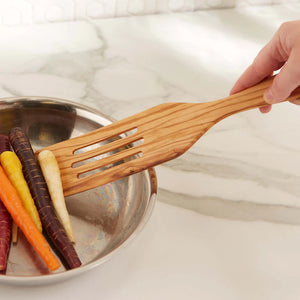 Olive Wood Slotted Spurtle