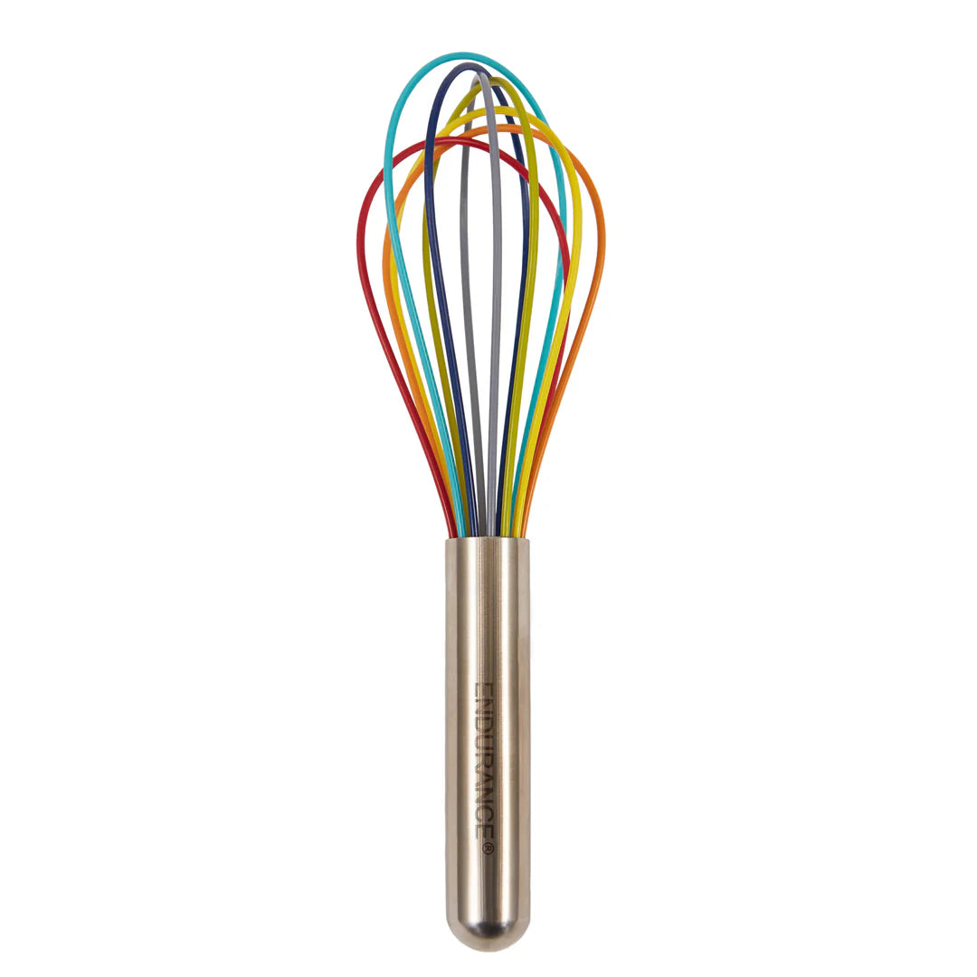 Rainbow Silicone Whisk | 8"