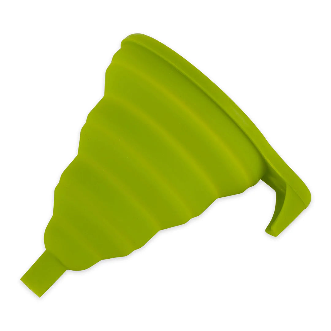 Collapsible Silicone Funnel | Green