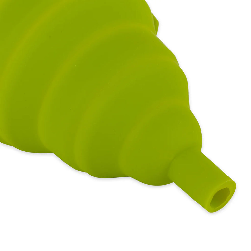Collapsible Silicone Funnel | Green