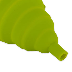 Collapsible Silicone Funnel | Green