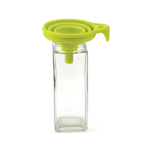 Collapsible Silicone Funnel | Green