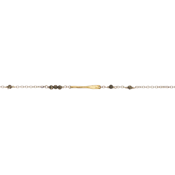 Lume Chain | Pyrite - 18"