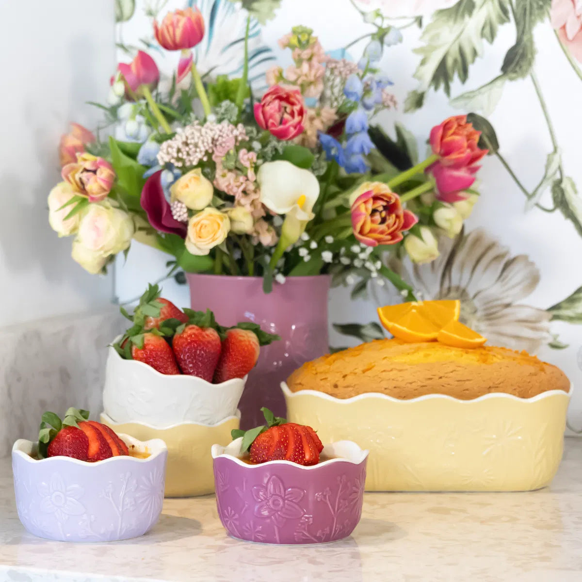 Mason Cash | In the Meadow | Loaf Pan | 1 Quart - Yellow