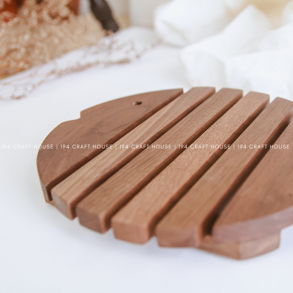 Fish Wood Trivet