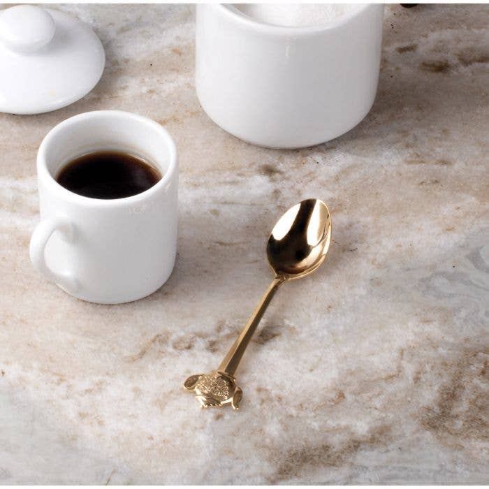 Teapot Demi Spoon | Gold Plated