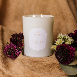 Linnea Candles 2 Wick Candles | Seasonal (Fall/Winter )