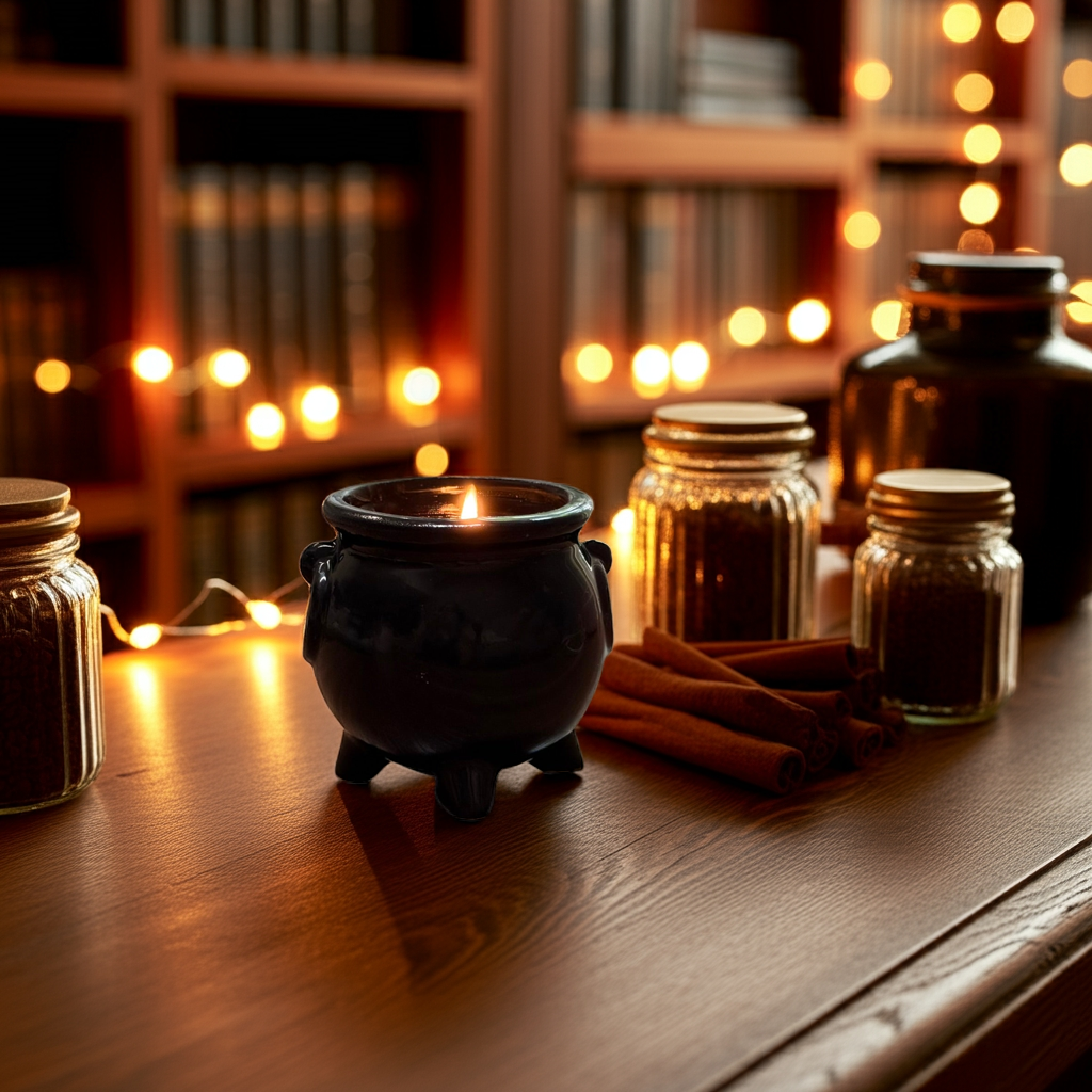 Midnight Embers Candle Co. - Witches Brew Cauldron Candle