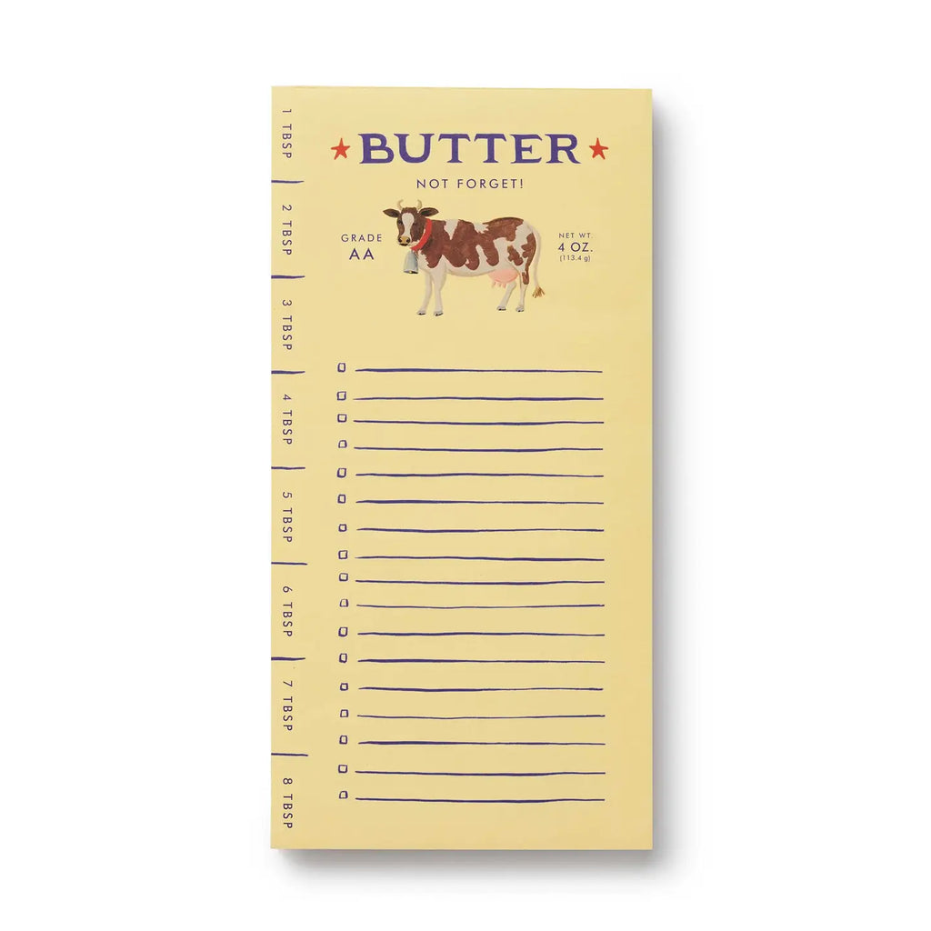 Market Pad | Butter Not Forget