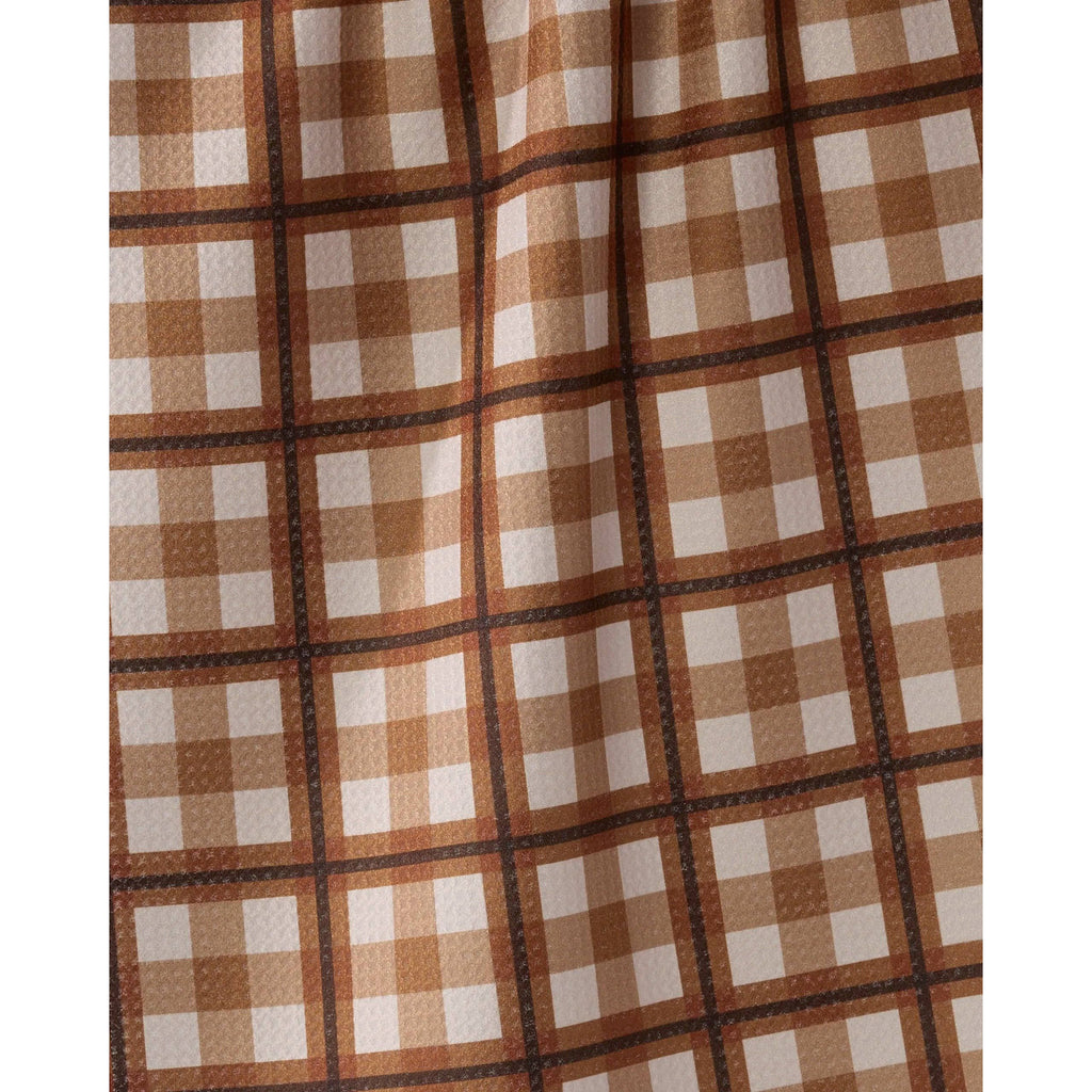 Geometry - Rich Cocoa Tea Towel