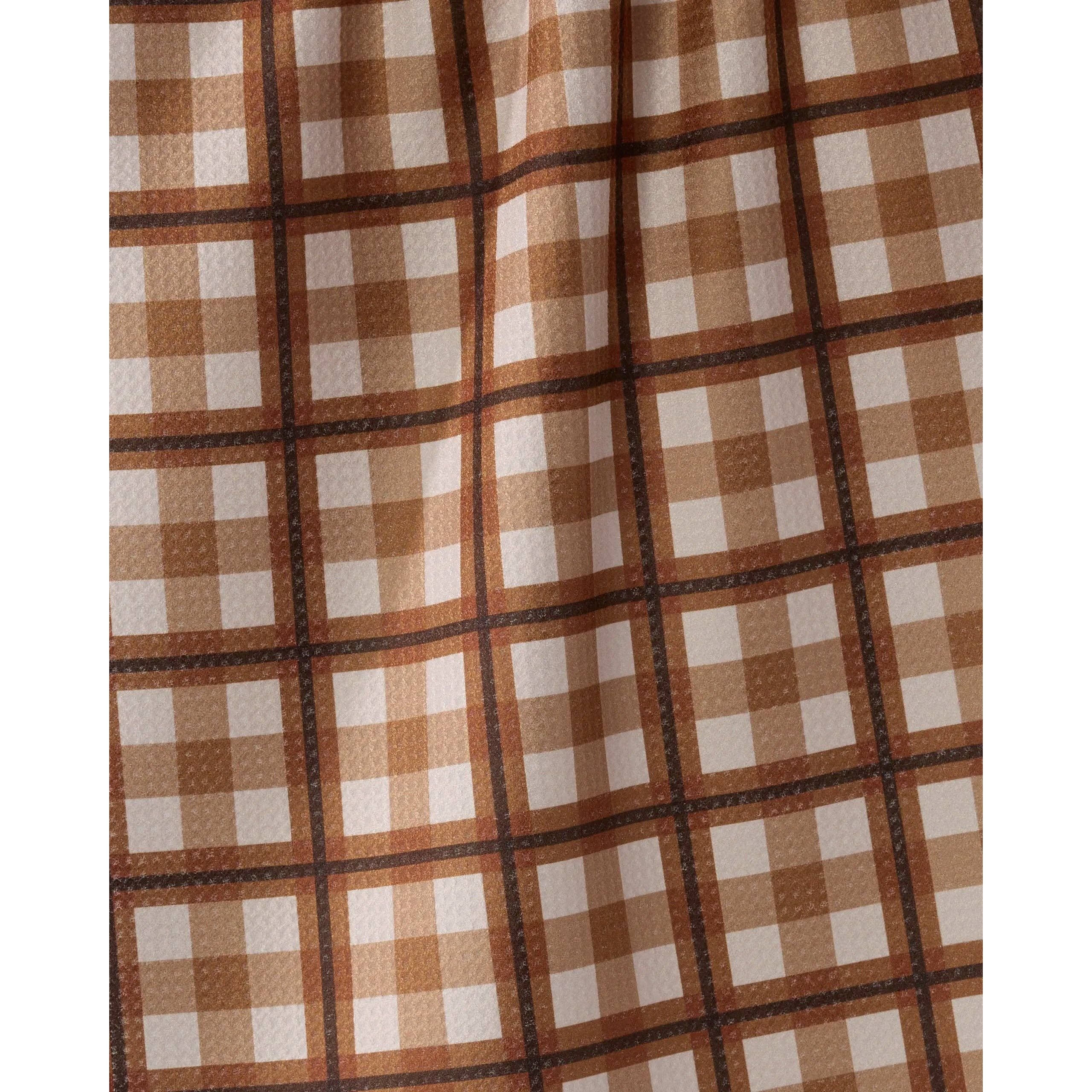 Geometry - Rich Cocoa Tea Towel