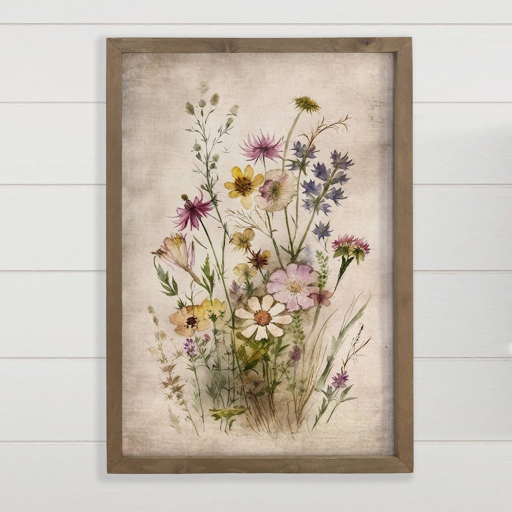 Gathered Wildflowers II | 24" x 36"