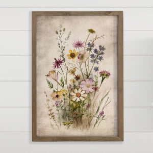 Gathered Wildflowers II  I 6" x 10"