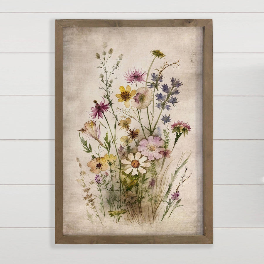 Gathered Wildflowers II  I 6" x 10"