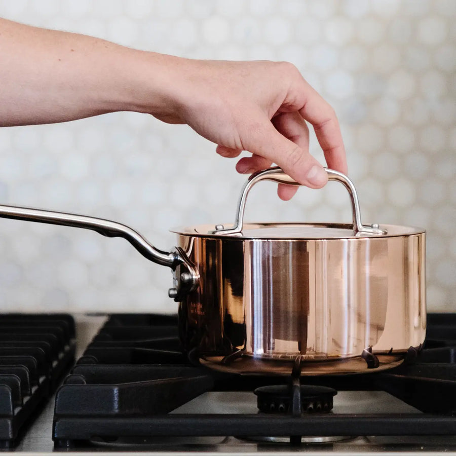 Copper Saucepan | 1.9 Quart