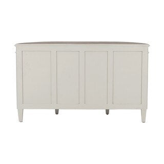Claude Bow Front Sideboard | Small - Antique White