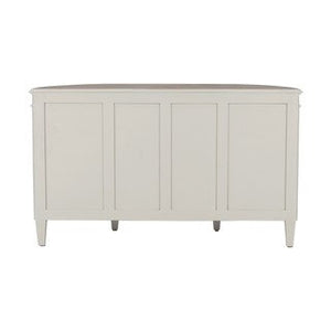 Claude Bow Front Sideboard | Small - Antique White