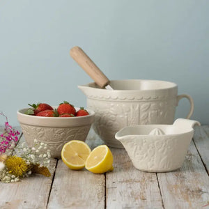 Mason Cash | In the Forest | Owl Embossed Batter Bowl | Cream - 2.12 Quart