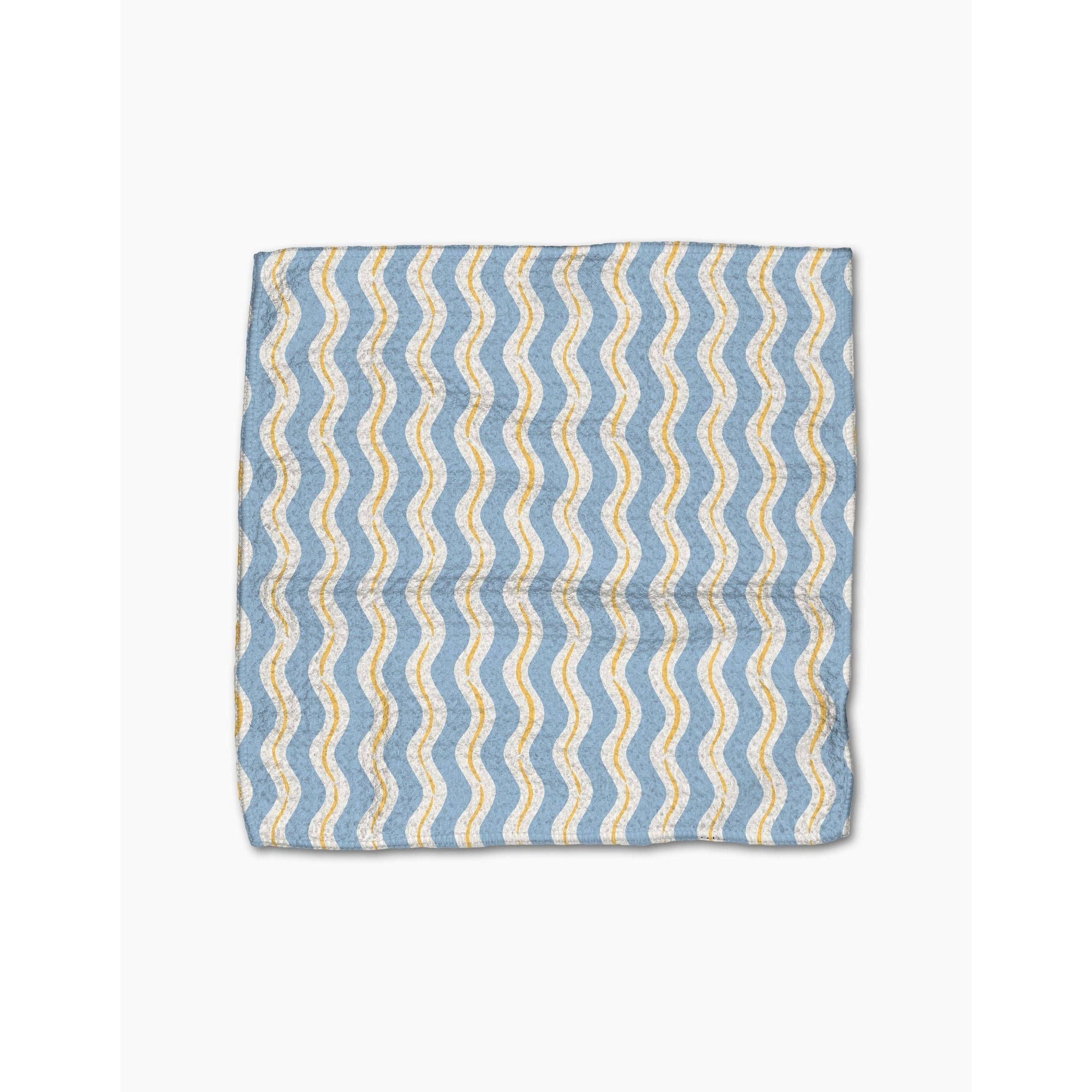 Geometry - Lemon Waves Dishcloth Set