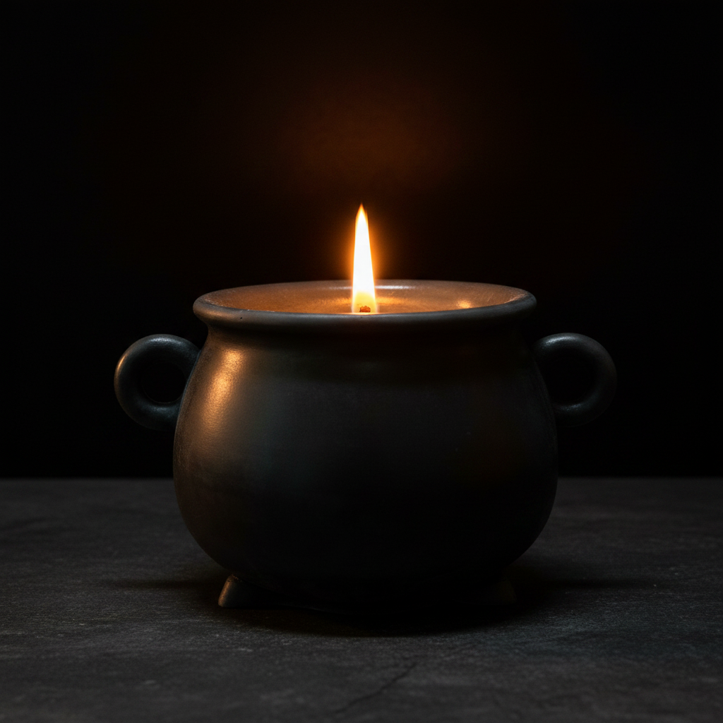 Witches Brew Cauldron Candle