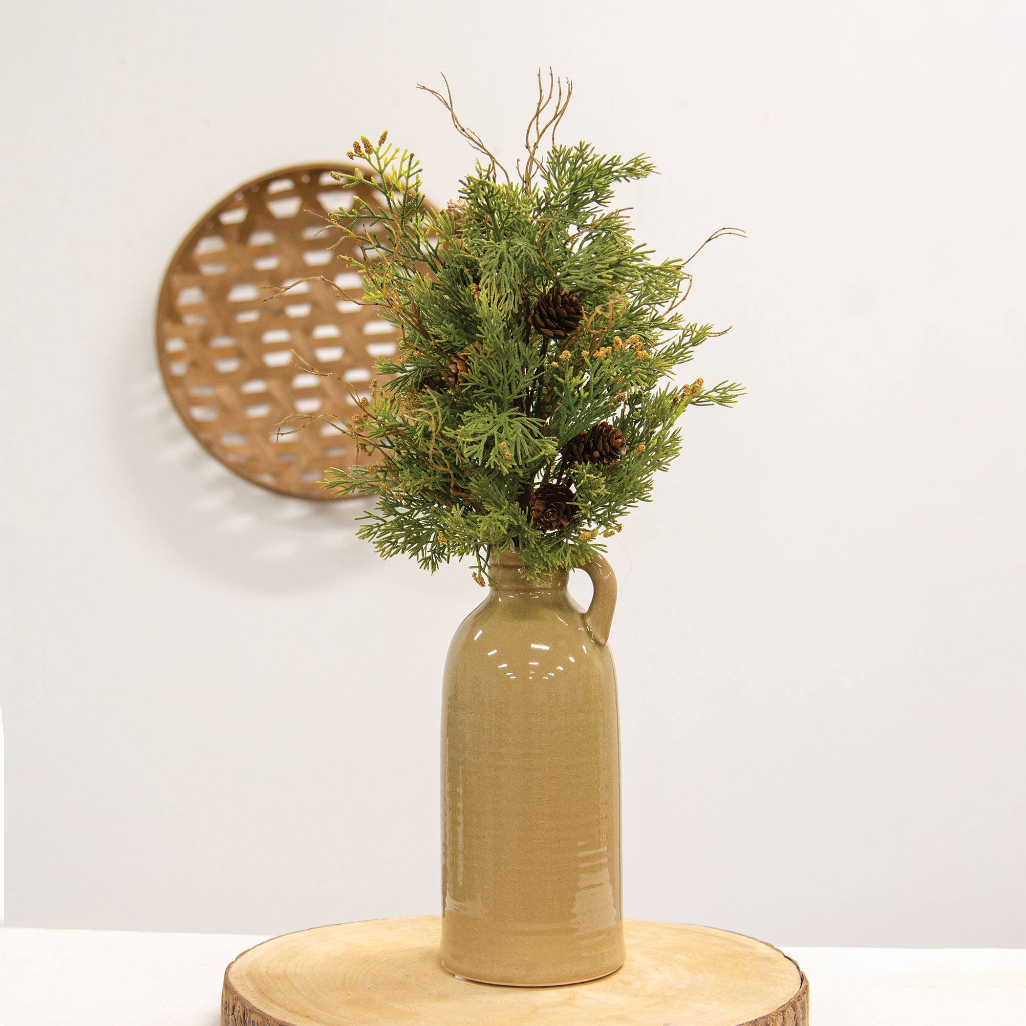Soft Touch Cedar & Pine Cone Bush