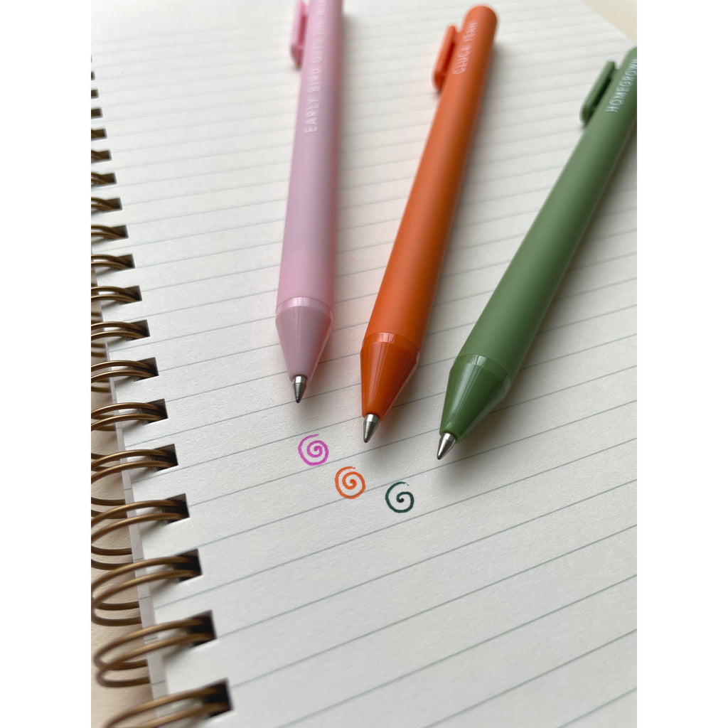 S/3 Gel Pens | Farm Fresh Jotter Set