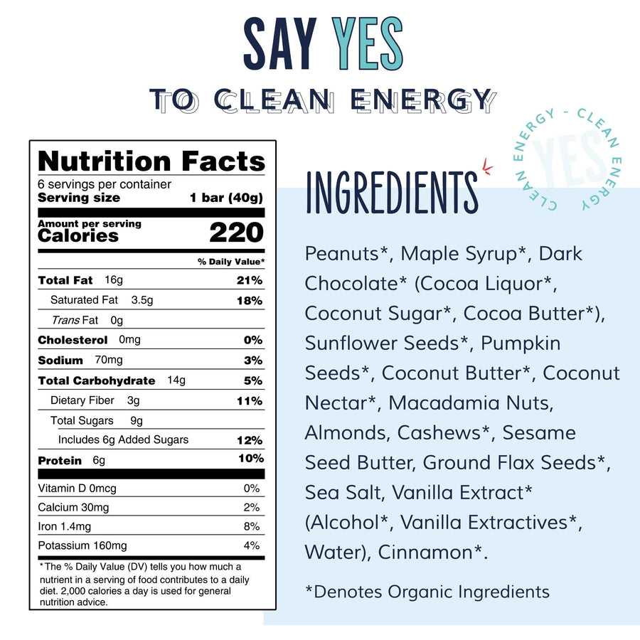 YES Bar® | Peanut Butter Dark Chocolate